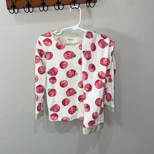 Burt’s Bees Kids Apple Print Pajama Set